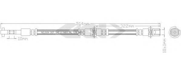 REMKAFLEX 3117 Гальмівний шланг