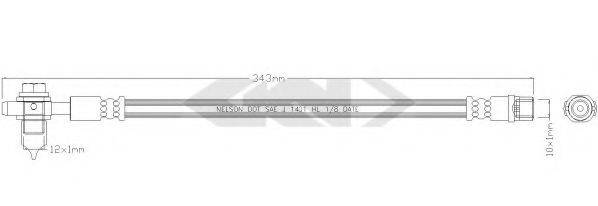 AUDI 4B0611775B Гальмівний шланг