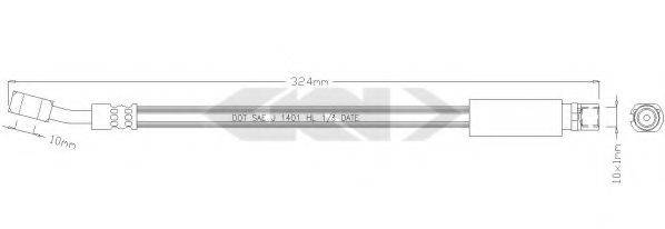 REMKAFLEX 4305 Гальмівний шланг