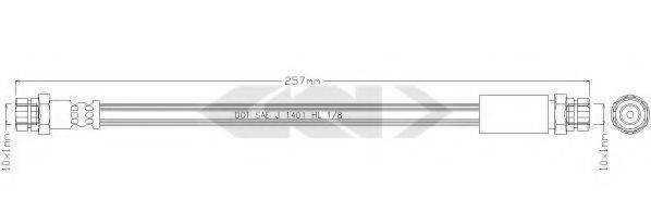 AUDI 1K0611775A Гальмівний шланг