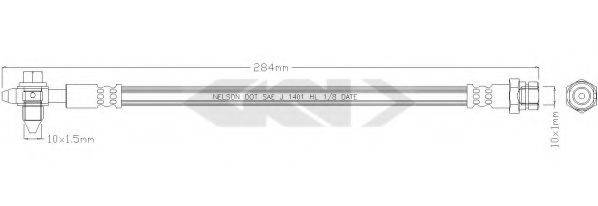 AUDI 1K0611775D Гальмівний шланг