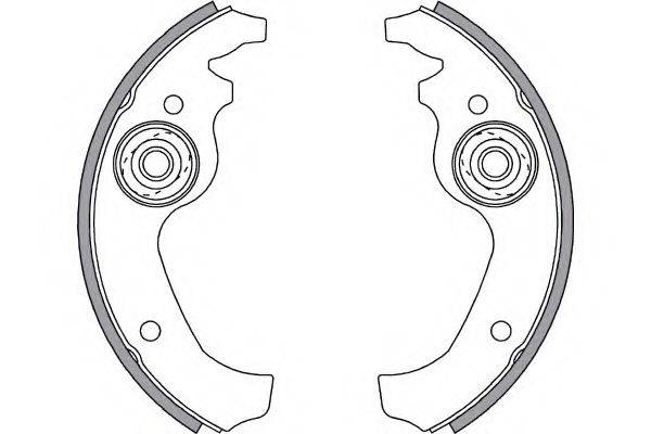 LUCAS ELECTRICAL GS8233 Комплект гальмівних колодок