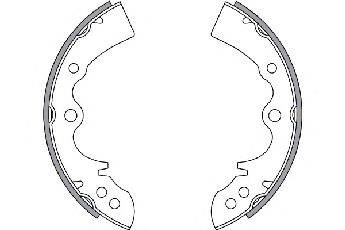 MAZDA 395826310 Комплект гальмівних колодок