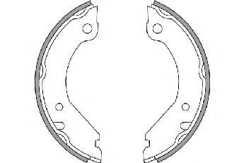 SPIDAN 30387 Комплект гальмівних колодок, стоянкова гальмівна система