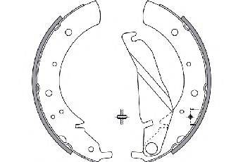 BMW 34211154921 Комплект гальмівних колодок