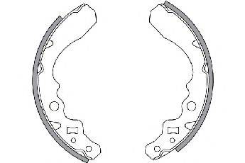 DAIHATSU 0449587211000 Комплект гальмівних колодок