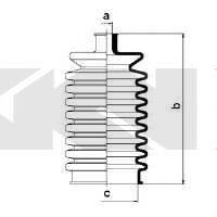 VOLVO 1 205 652 Пильовик, рульове управління