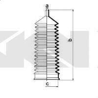 FORD 6153313 Комплект пильника, рульове керування