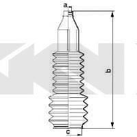 SMART 4514600096 Комплект пильника, рульове керування