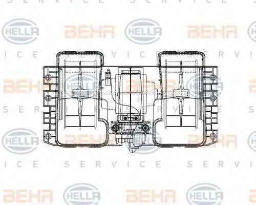 BEHR HELLA SERVICE 8EW 009 158-151