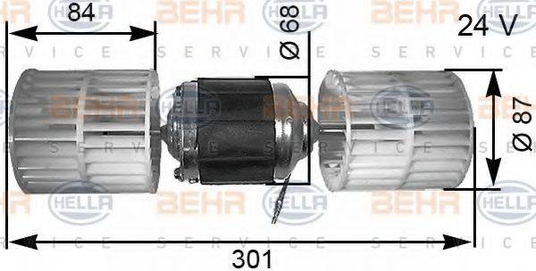BEHR HELLA SERVICE 8EW 351 034-031