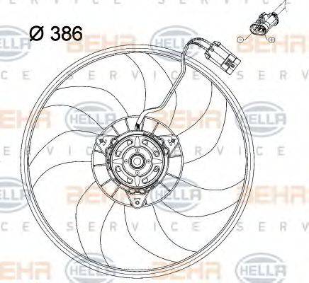 BEHR HELLA SERVICE 8EW 351 034-431