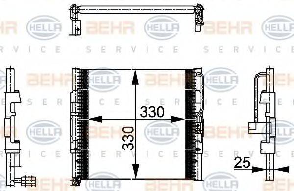 BEHR HELLA SERVICE 8FC 351 037-071