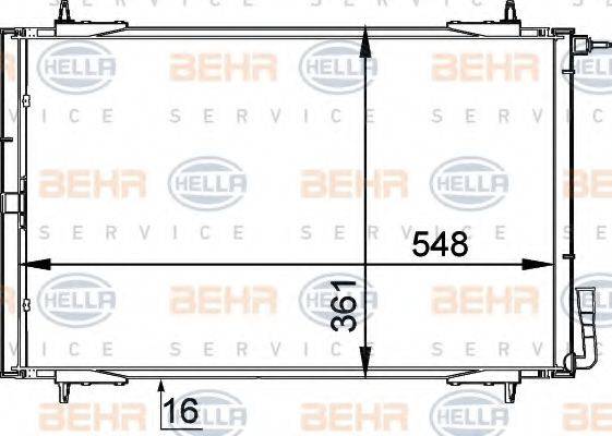 BEHR HELLA SERVICE 8FC 351 037-511