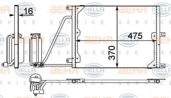 BEHR HELLA SERVICE 8FC 351 037-631