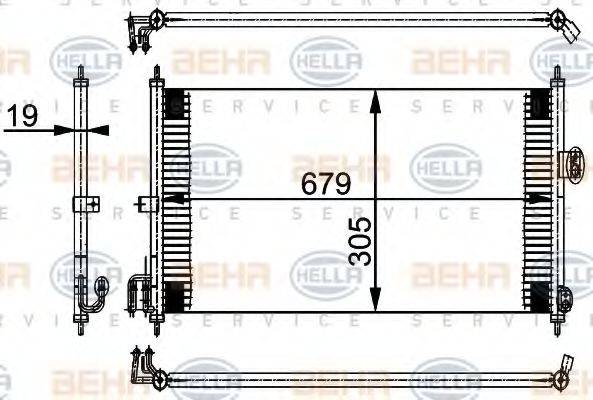 BEHR HELLA SERVICE 8FC 351 038-581
