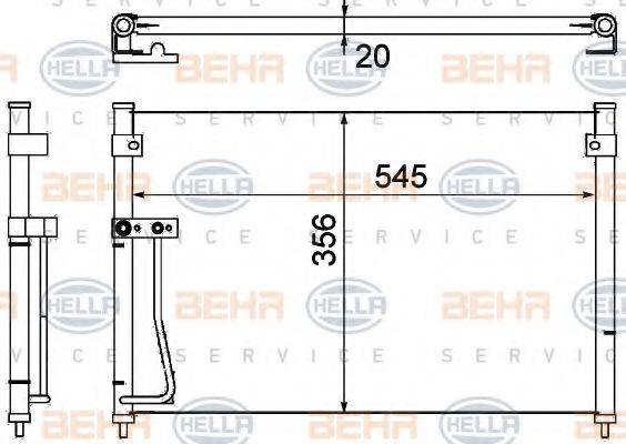 BEHR HELLA SERVICE 8FC 351 038-701