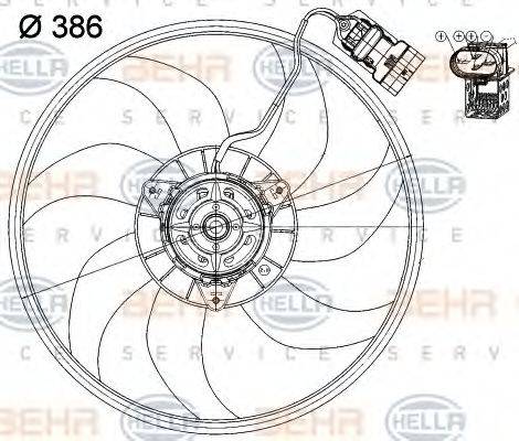 BEHR HELLA SERVICE 8EW 351 039-731