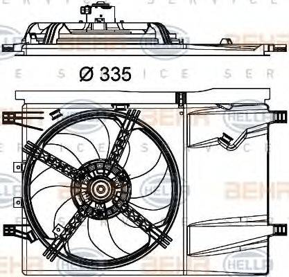 BEHR HELLA SERVICE 8EW 351 040-341