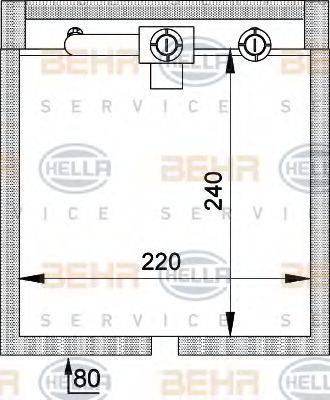 BEHR HELLA SERVICE 8FV 351 211-071