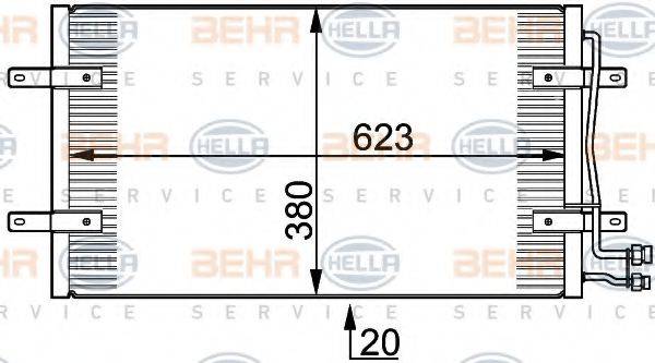 BEHR HELLA SERVICE 8FC 351 300-201