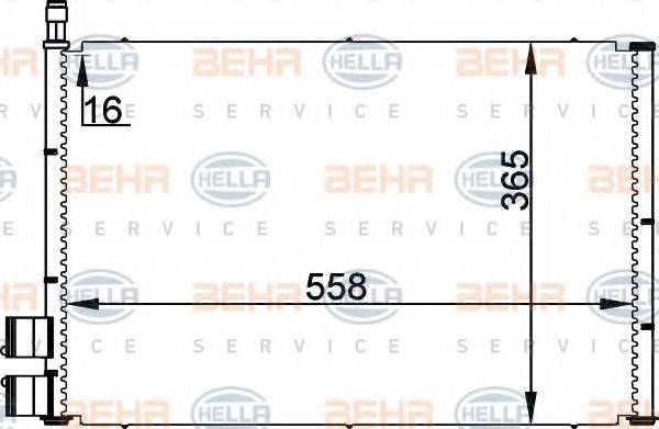 BEHR HELLA SERVICE 8FC 351 300-351