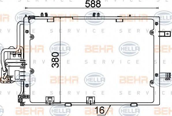 BEHR HELLA SERVICE 8FC 351 300-604