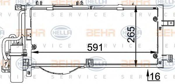 BEHR HELLA SERVICE 8FC 351 300-611