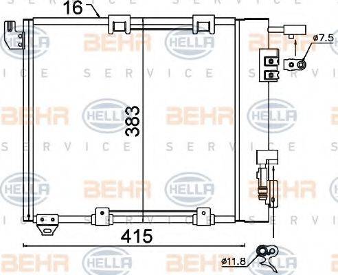 BEHR HELLA SERVICE 8FC 351 301-374