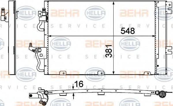 BEHR HELLA SERVICE 8FC 351 301-761