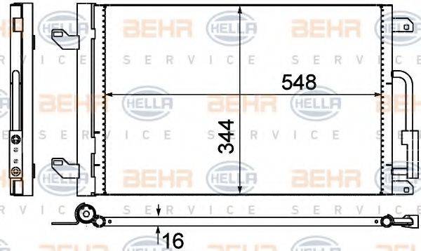 BEHR HELLA SERVICE 8FC 351 302-381