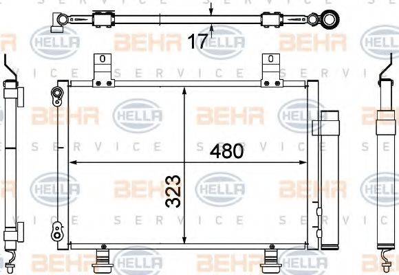 BEHR HELLA SERVICE 8FC 351 304-431