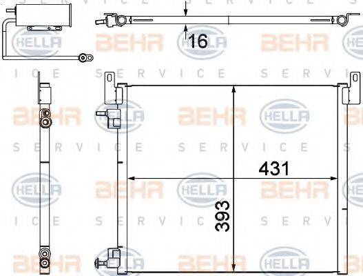 BEHR HELLA SERVICE 8FC 351 304-481