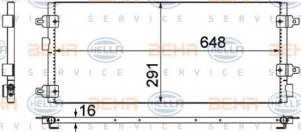 BEHR HELLA SERVICE 8FC 351 306-041