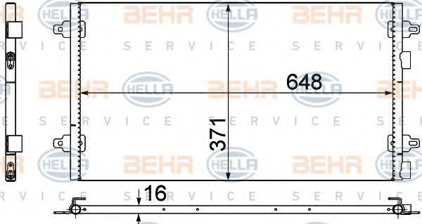 BEHR HELLA SERVICE 8FC 351 306-051