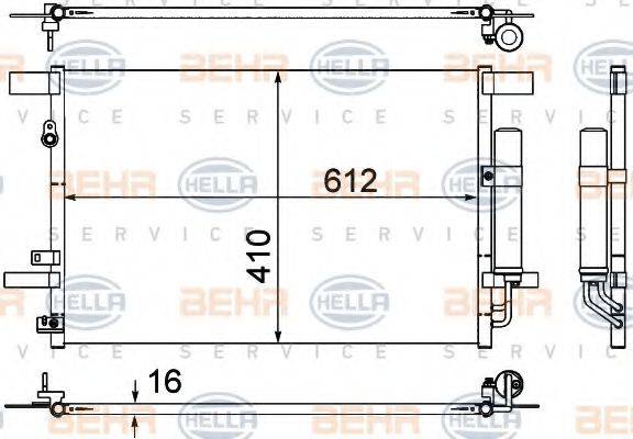 BEHR HELLA SERVICE 8FC 351 307-751