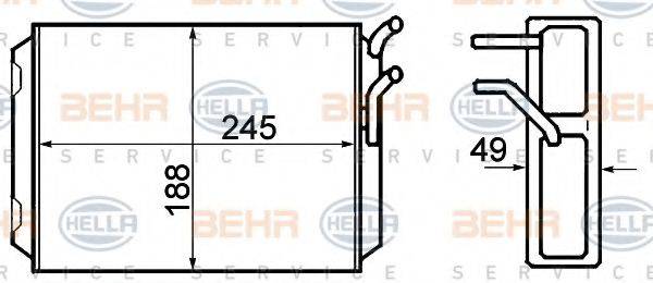 BEHR HELLA SERVICE 8FH 351 308-761