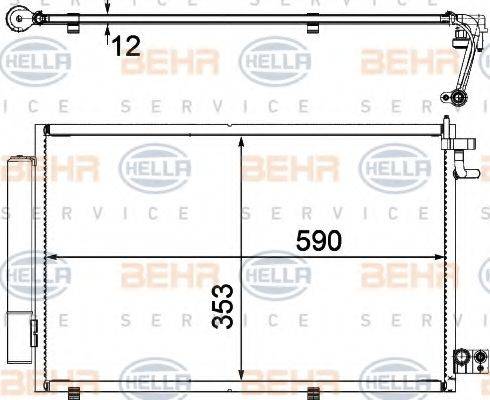 BEHR HELLA SERVICE 8FC 351 309-281