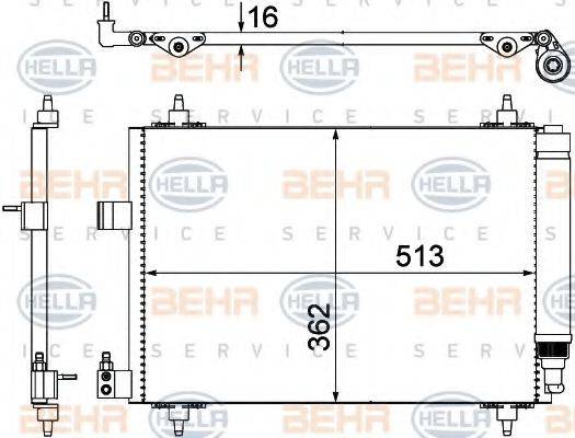 BEHR HELLA SERVICE 8FC 351 309-331