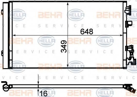 BEHR HELLA SERVICE 8FC 351 310-541