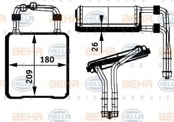 BEHR HELLA SERVICE 8FH 351 311-191