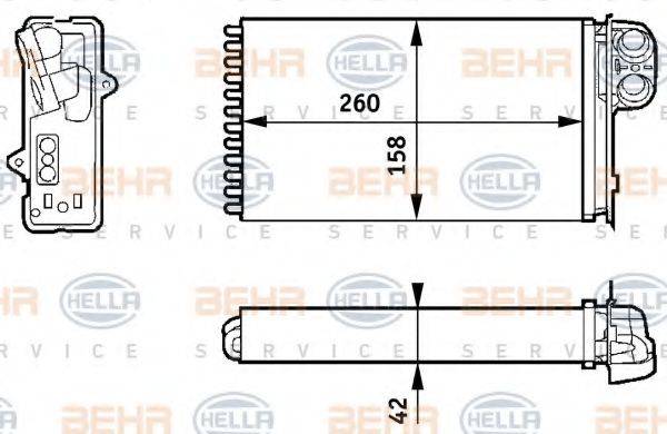 BEHR HELLA SERVICE 8FH 351 313-421