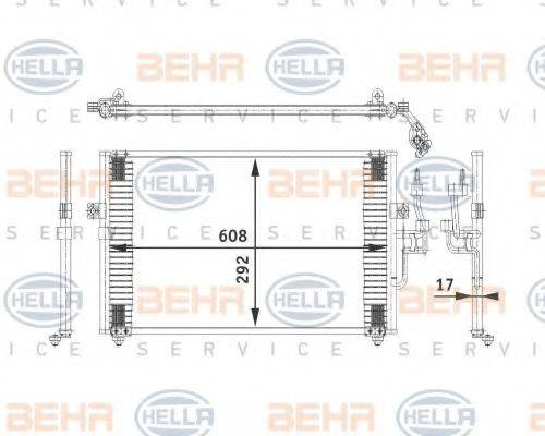 BEHR HELLA SERVICE 8FC 351 318-051