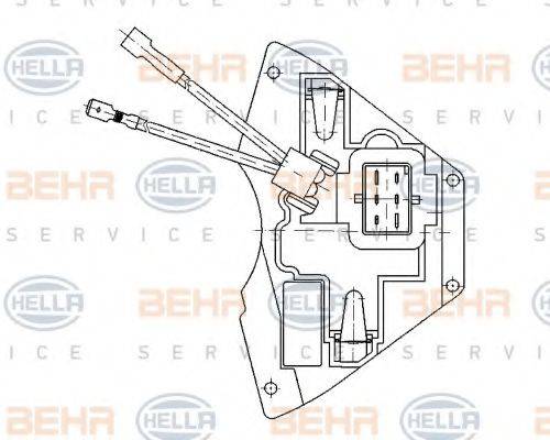 BEHR HELLA SERVICE 5HL 351 321-171