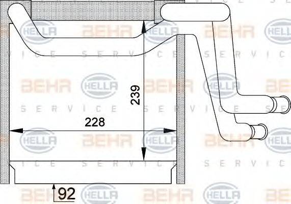 BEHR HELLA SERVICE 8FV 351 336-001