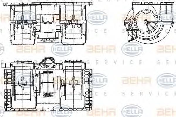 BEHR HELLA SERVICE 8EW 351 336-141