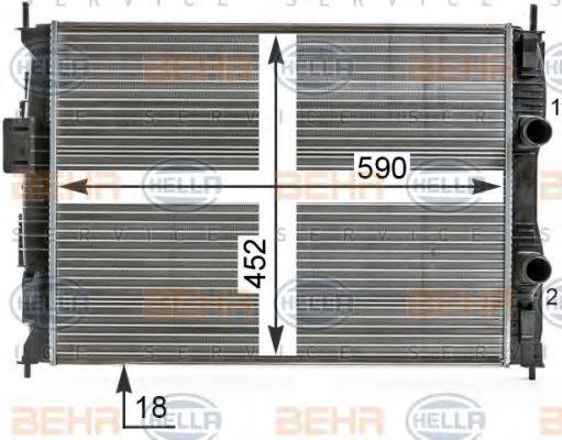 BEHR HELLA SERVICE 8MK 376 700-331