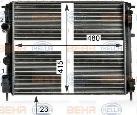 BEHR HELLA SERVICE 8MK 376 700-581