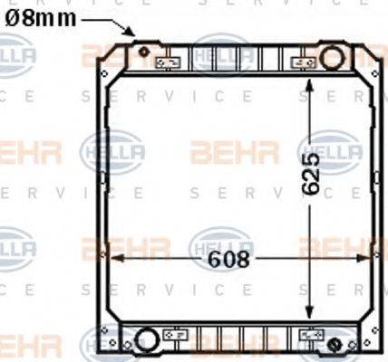 BEHR HELLA SERVICE 8MK 376 705-761