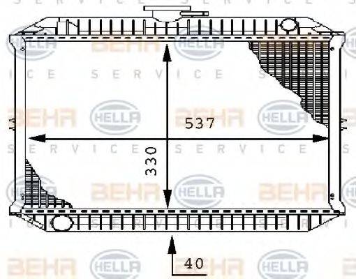 BEHR HELLA SERVICE 8MK 376 706-251